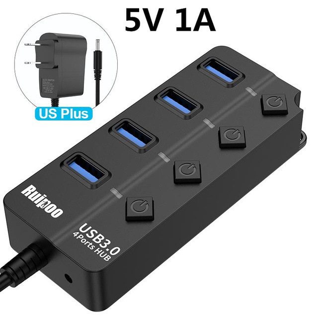 4 ports US Plug 1A