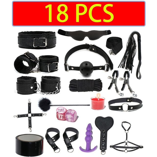 18 PCS Black